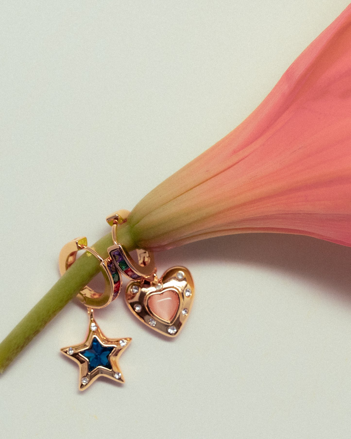 Whimsical Star & Heart Earrings