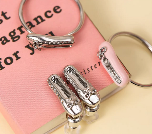 Mini Ballet Shoe Stud Earrings